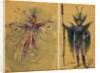 Two costume designs for fairies by C. Wilhelm