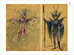 Two costume designs for fairies by C. Wilhelm