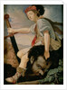 David with the Head of Goliath by T. Flatman