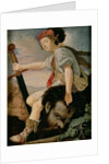 David with the Head of Goliath by T. Flatman
