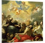 Christ in Glory with the Saints, c.1660 by Mattia Preti