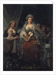 Ladies on a Balcony, 1862 by Eugenio Lucas Velazquez