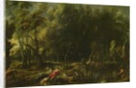 Landscape with the Hunt of the Calydonian Boar, before by Peter Paul Rubens