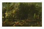Landscape with the Hunt of the Calydonian Boar, before by Peter Paul Rubens