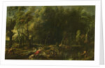 Landscape with the Hunt of the Calydonian Boar, before by Peter Paul Rubens