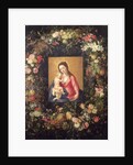 Garland of Fruit and Flowers with Virgin and Child by Jan the Elder Brueghel