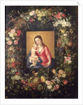 Garland of Fruit and Flowers with Virgin and Child by Jan the Elder Brueghel