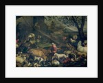 Animals Entering the Ark by Jacopo Bassano