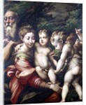 The Holy Family 1524 by Parmigianino