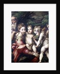 The Holy Family 1524 by Parmigianino