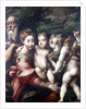 The Holy Family 1524 by Parmigianino