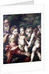 The Holy Family 1524 by Parmigianino
