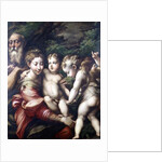 The Holy Family 1524 by Parmigianino