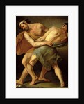 Two Wrestlers by Cesare Francazano