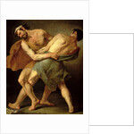 Two Wrestlers by Cesare Francazano