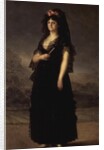 Queen Maria Luisa wearing a Mantilla, 1799 by Francisco Jose de Goya y Lucientes