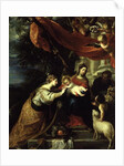 The Mystic Betrothal of St. Catherine, 1660 by Mateo Cerezo