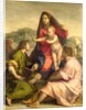 The Virgin and Child with a Saint and an Angel, c.1522-23 by Andrea del Sarto