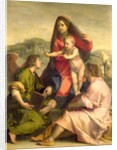 The Virgin and Child with a Saint and an Angel, c.1522-23 by Andrea del Sarto