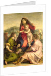 The Virgin and Child with a Saint and an Angel, c.1522-23 by Andrea del Sarto