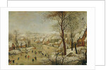 Winter Landscape with Bird Trap by P. the Younger Brueghel