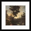 Landscape with Leto and the peasants transformed into frogs by Benito-Manuel de Aguero
