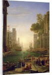 Embarkation of St. Paula Romana at Ostia, 1637-39 by Claude Lorrain
