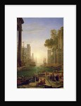 Embarkation of St. Paula Romana at Ostia, 1637-39 by Claude Lorrain