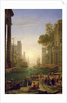 Embarkation of St. Paula Romana at Ostia, 1637-39 by Claude Lorrain
