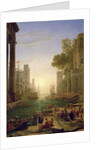 Embarkation of St. Paula Romana at Ostia, 1637-39 by Claude Lorrain