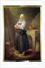 A Saxon Villager in her Kitchen by Charles-Francois Hutin