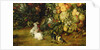 The Virgin and child in a garland of fruit and flowers, detail of animals, c.1614-18 by Jan & Rubens P.P. Brueghel