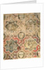 Fragment of a fresco decorated with coats of arms by School Italian