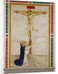 Crucifixion with St. Dominic by Fra (c.1387-1455) Angelico