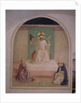 The Mocking of Christ with the Virgin and St. Dominic, 1442 by Fra Angelico