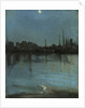 Battersea and the Thames from Chelsea, c.1890 by Theodore Roussel