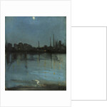 Battersea and the Thames from Chelsea, c.1890 by Theodore Roussel