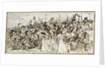 Sketch for 'The Return of the Victors', 1879 by John Gilbert