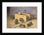 Mice and Huntley - Palmer' Superior Biscuits, c.1920 by Agnes Louise Holding