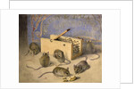 Mice and Huntley - Palmer' Superior Biscuits, c.1920 by Agnes Louise Holding