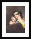 Portrait of Esther Fortune Warren and her daughter Hester, 1811 by Thomas Sully