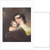 Portrait of Esther Fortune Warren and her daughter Hester, 1811 by Thomas Sully