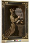 St. Francis in Prayer in a Grotto, 1650-55 by Francisco de Zurbaran