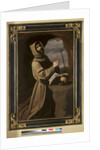 St. Francis in Prayer in a Grotto, 1650-55 by Francisco de Zurbaran