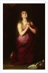 Mary Magdalene, 1650-55 by Bartolome Esteban Murillo