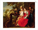 Holy Family with St. Francis, c.1625 by Peter Paul Rubens