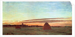Haystacks at Chailly, 1865 by Claude Monet