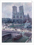Notre Dame, c.1900 by Maximilien Luce