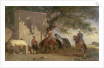 Arabs Watering Their Horses, c.1865-75 by Eugene Fromentin