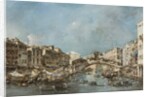 The Rialto Bridge, c.1775 by Francesco Guardi